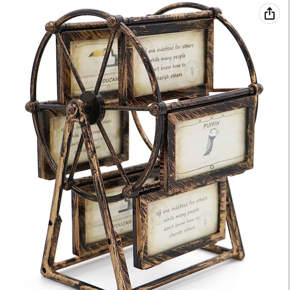 Retro Vintage Family Photo
Frames DIY Ferris Wheel Rotatable
Windmill